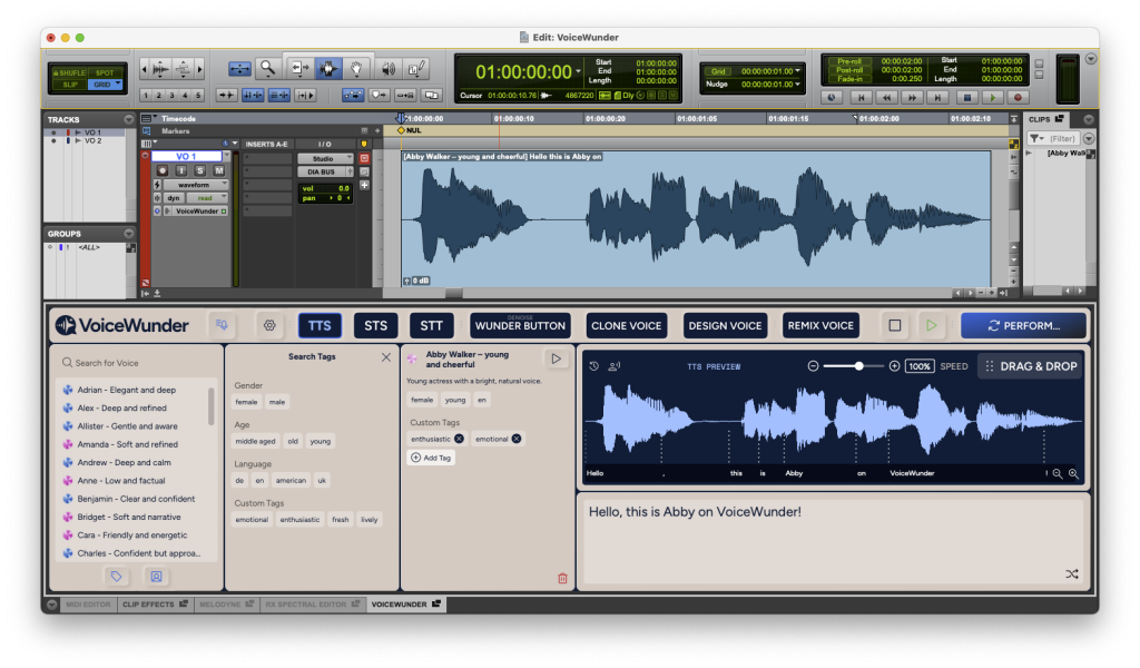 VoiceWunder ScreenShot